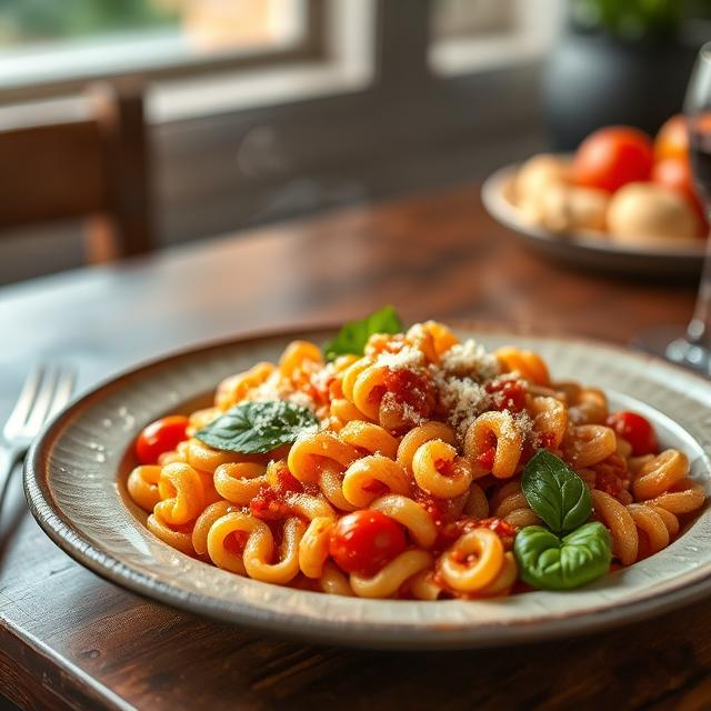 Corkscrew Shaped Pasta