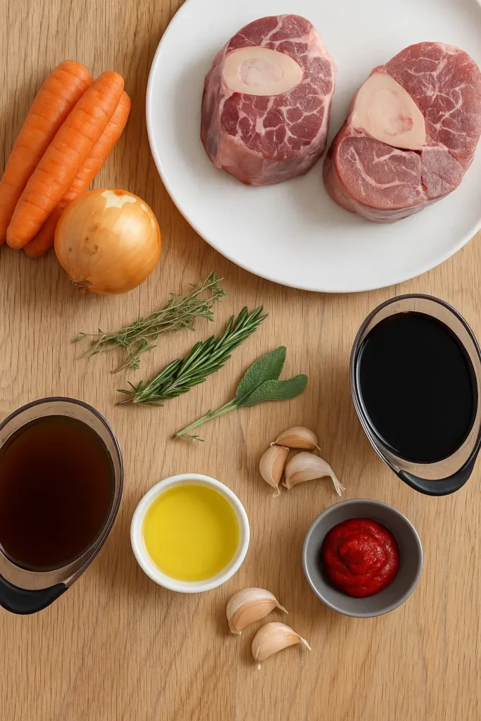 Step-by-step guide cooking boneless beef shank in Dutch oven with herbs, carrots, and onions for tender, slow-braised meat.